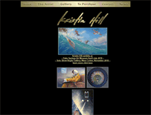 Tablet Screenshot of kristinhillartist.com